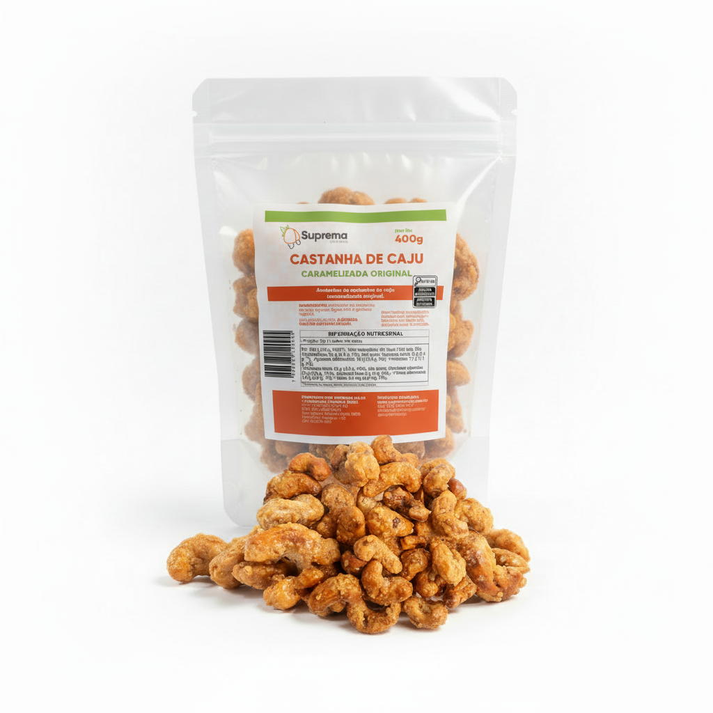 Castanha de Caju Caramelizada Original - Padrão Ajustado