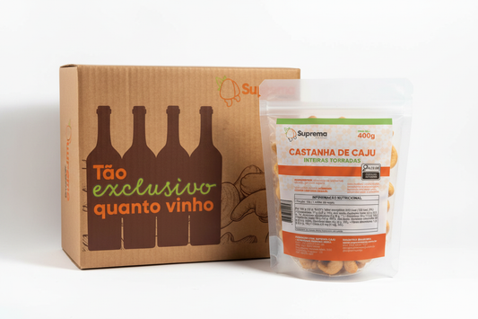 Composição Caixa + Embalagem - Suprema Cashews