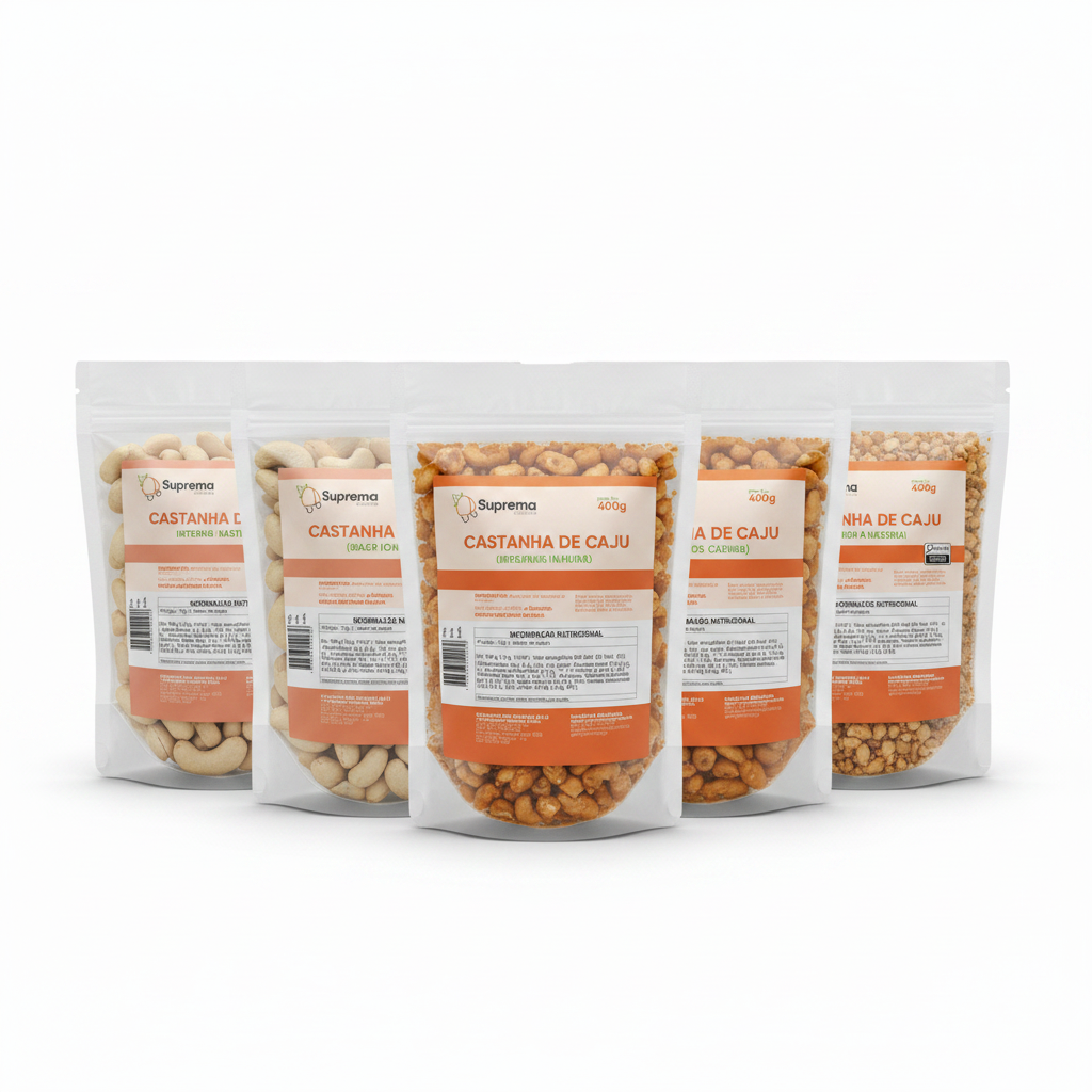 Kit Deguste Suprema Cashews - 5 Pacotes